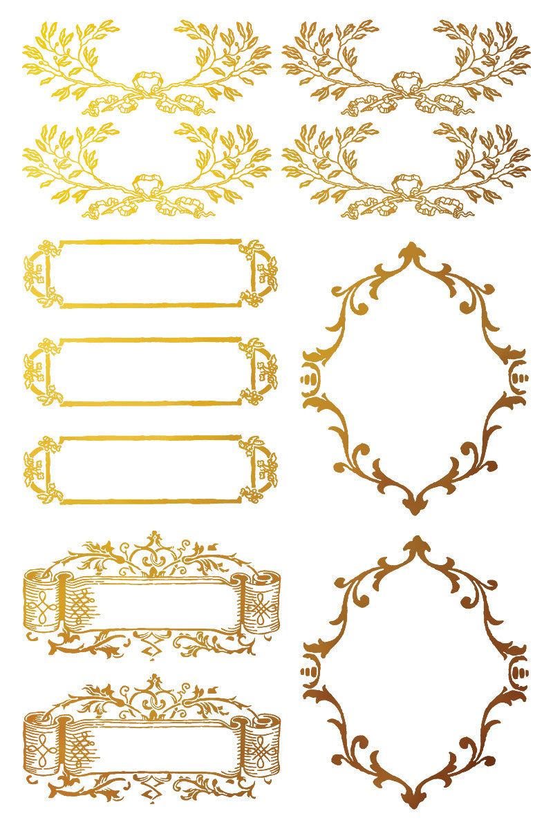 Iron Orchid Designs - Petite Ornements Foil Transer - 8x12