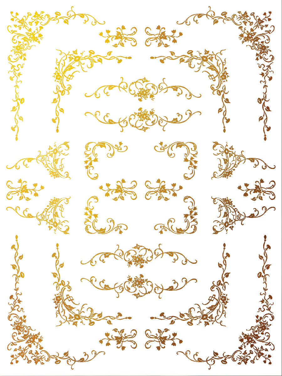 Iron Orchid Designs - Si Belle Foil Transer - 12x16
