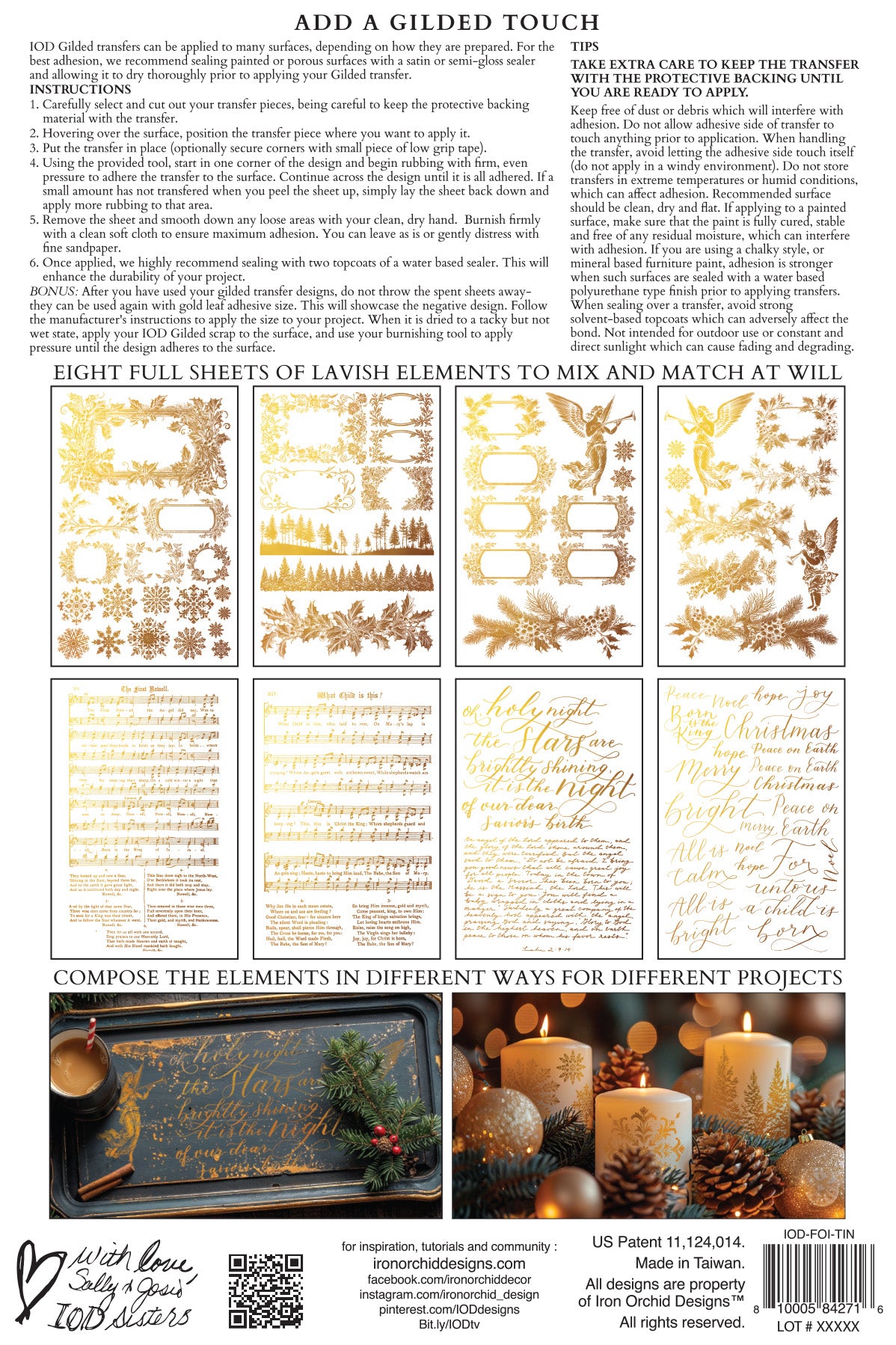 NEW! Tinsel IOD Foil Transfer 8x12 Pad™™ - LIMITED EDITION!
