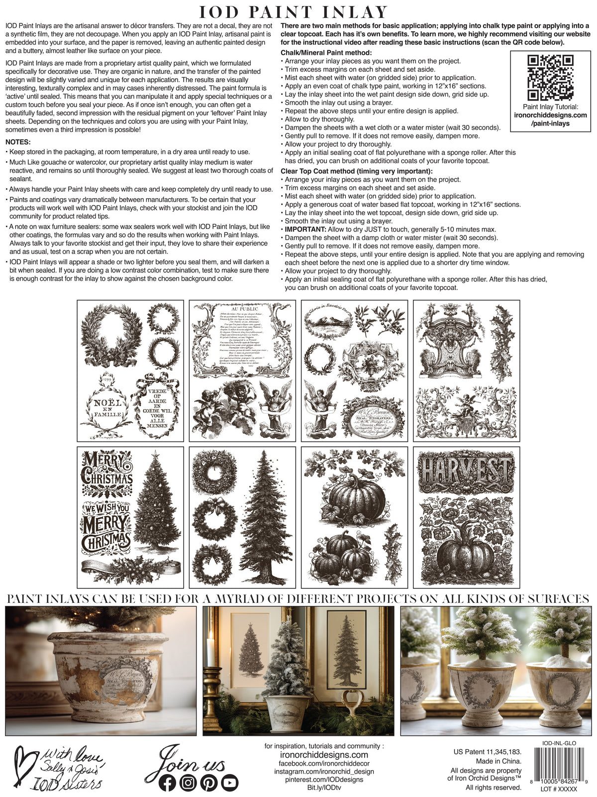 NEW! Gloria Paint Inlay 12x16 Pad™™ - LIMITED EDITION!
