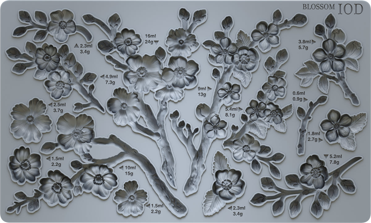 Iron Orchid Designs - Blossom 6x10 IOD Mould™