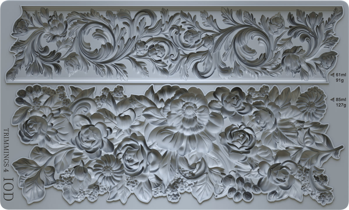 Iron Orchid Designs - Trimmings 4 - 6x10 IOD Mould™