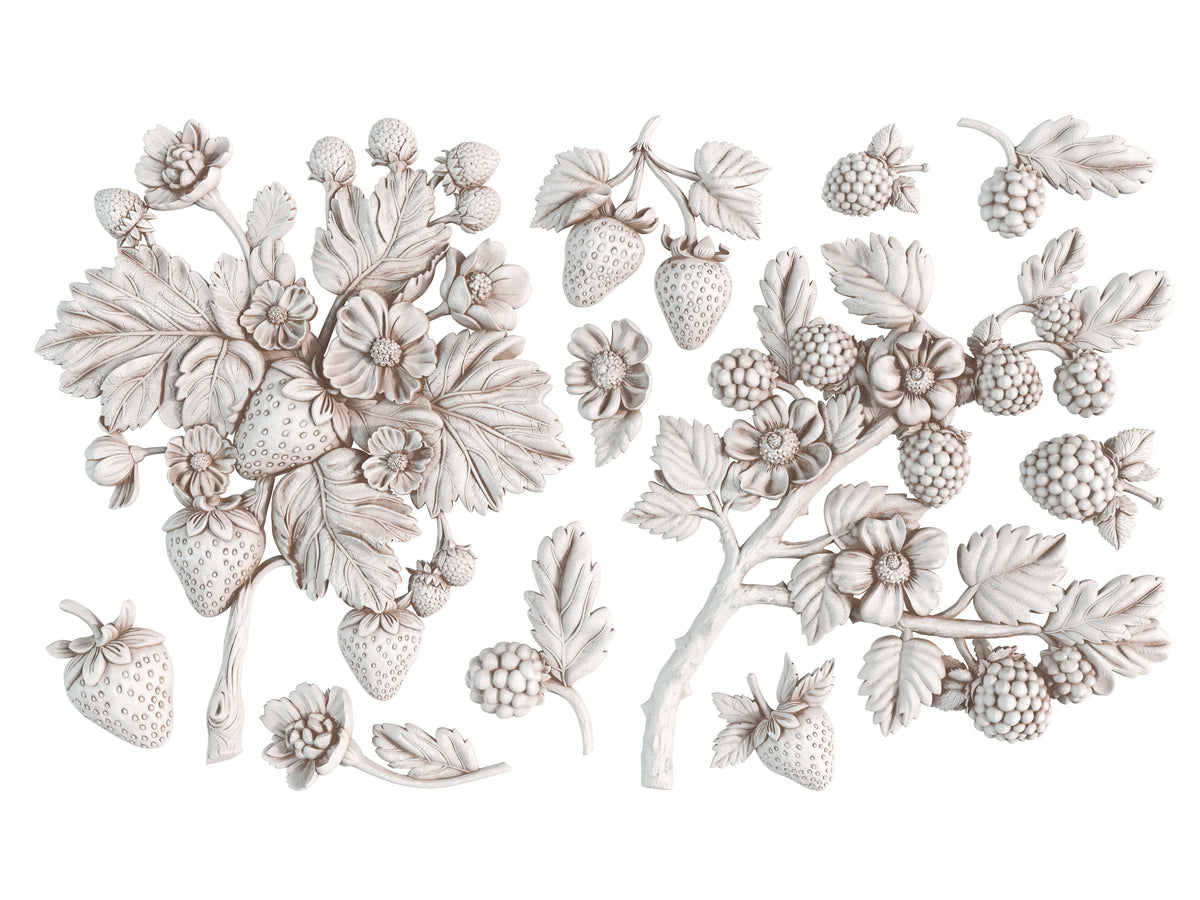 Iron Orchid Designs - Wild Berries - 6x10 IOD Mould™