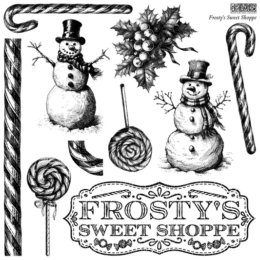 NEW! Frosty's Sweet Shoppe 12x12 IOD Stamp™