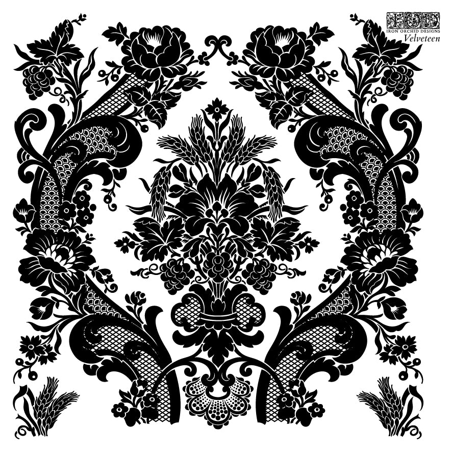 Iron Orchid Designs - Velveteen 6x6 Stamps - (4 Stamp Sheets)