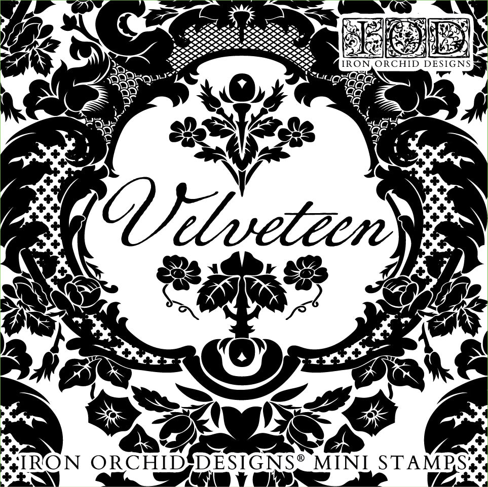 Iron Orchid Designs - Velveteen 6x6 Stamps - (4 Stamp Sheets)