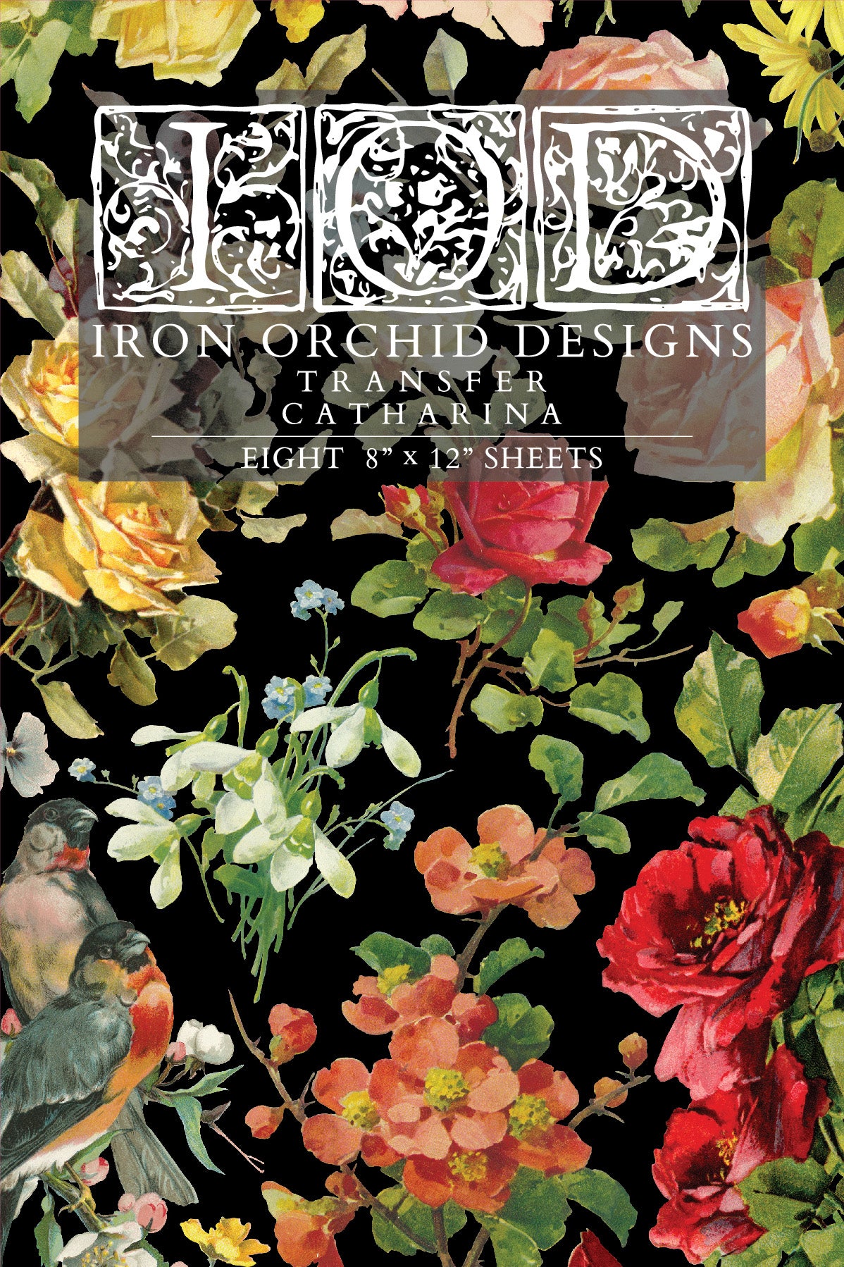 Iron Orchid Designs - Catharina Transfer 8x12