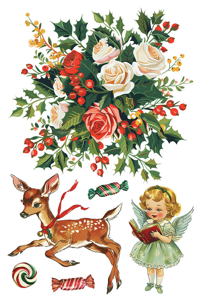 NEW! Kitschy Christmas - IOD Transfer 8x12 Pad™ - LIMITED EDITION!