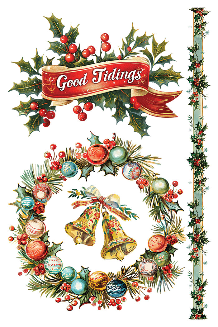NEW! Kitschy Christmas - IOD Transfer 8x12 Pad™ - LIMITED EDITION!