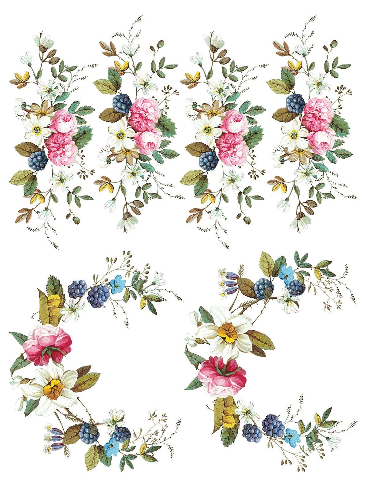Iron Orchid Designs - Lost Garden Transer - 12x16
