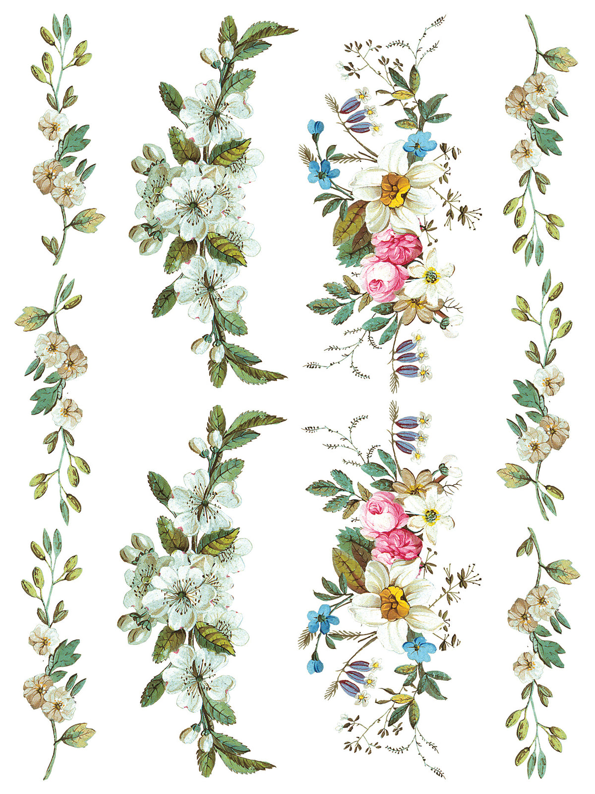 Iron Orchid Designs - Lost Garden Transer - 12x16