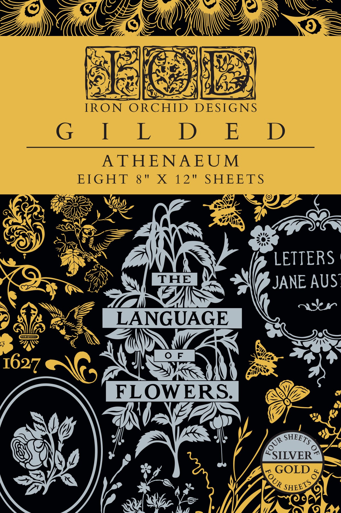 IOD - Iron Orchid Designs - Athenæum Gilded Transfer 8"x12" Pad™
