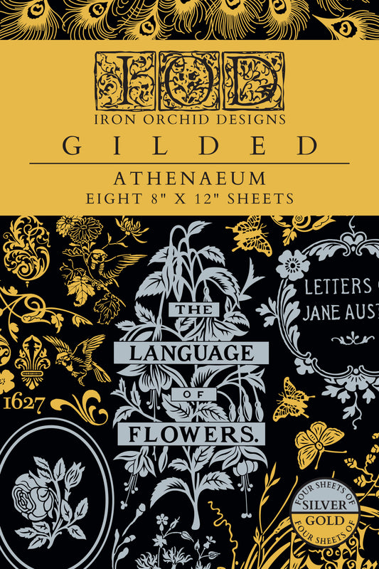 IOD - Iron Orchid Designs - Athenæum Gilded Transfer 8"x12" Pad™