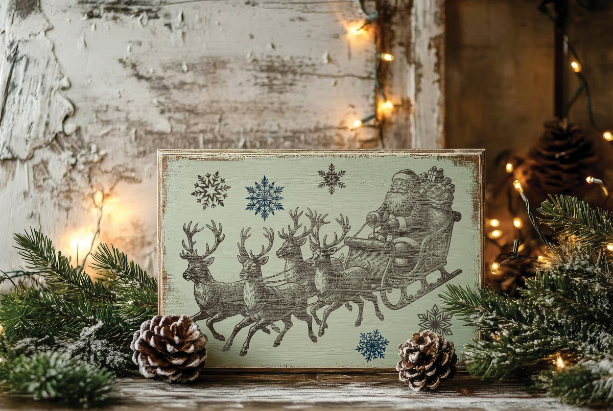 IOD - Iron Orchid Designs - The North Pole Co. 8"x12" Paint Inlay Pad™ - LIMITED EDITION