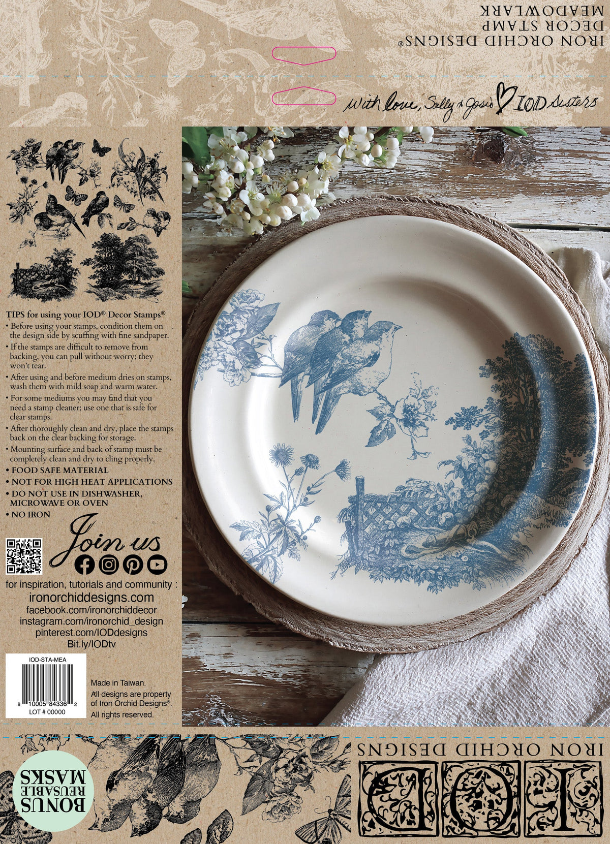 Iron Orchid Designs - Meadowlark 12x12 Stamp