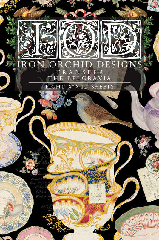 IOD - Iron Orchid Designs - The Belgravia Transfer 8"x12" Pad™