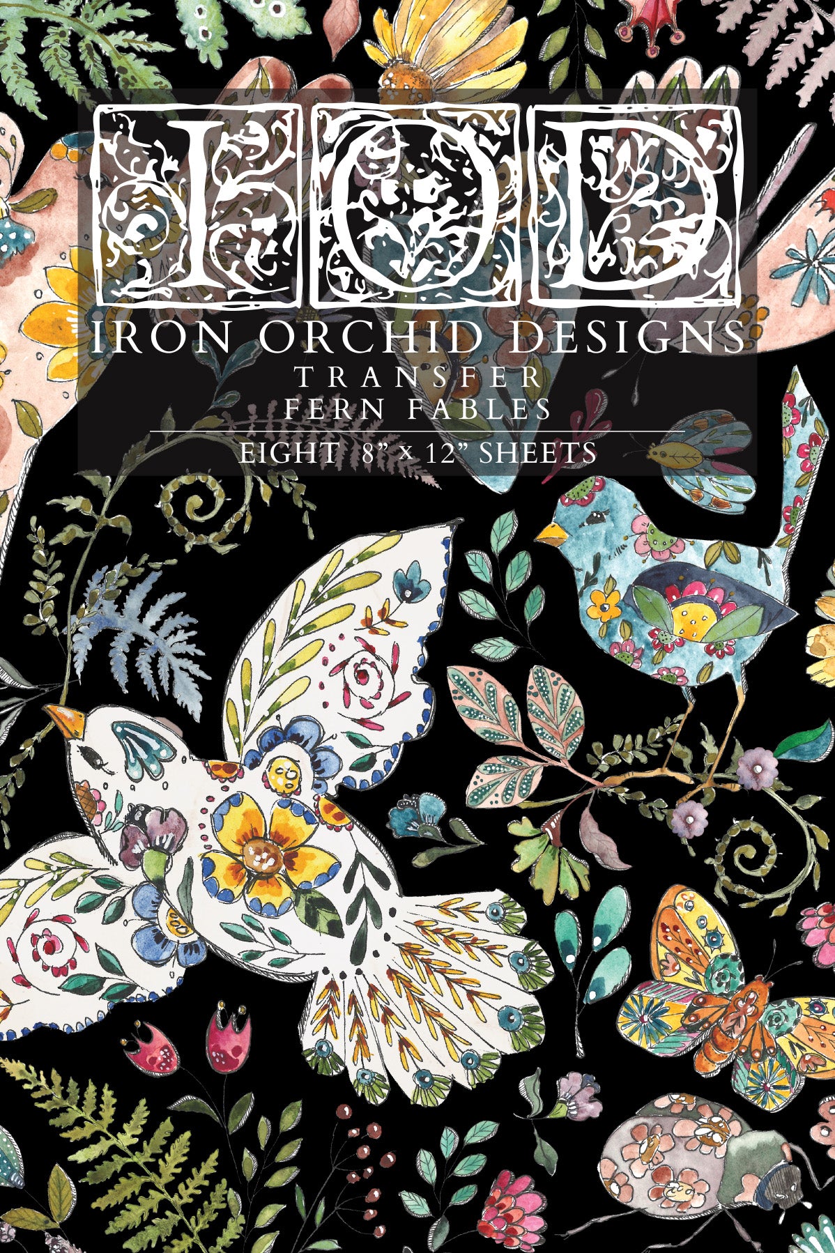 IOD - Iron Orchid Designs - Fern Fables Transfer 8"x12" Pad™