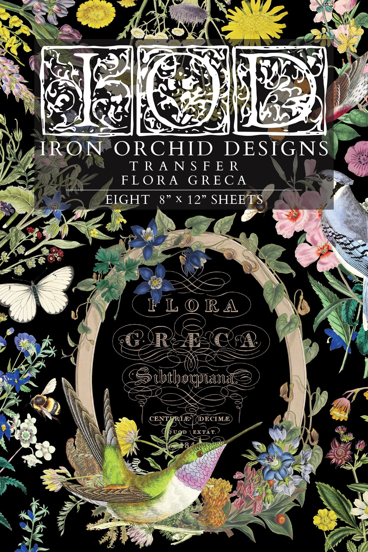 Flora Greca IOD Transfer 8x12 Pad™ | Dreamz Etc