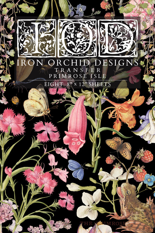 IOD - Iron Orchid Designs - Primrose Isle Transfer 8"x12" Pad™