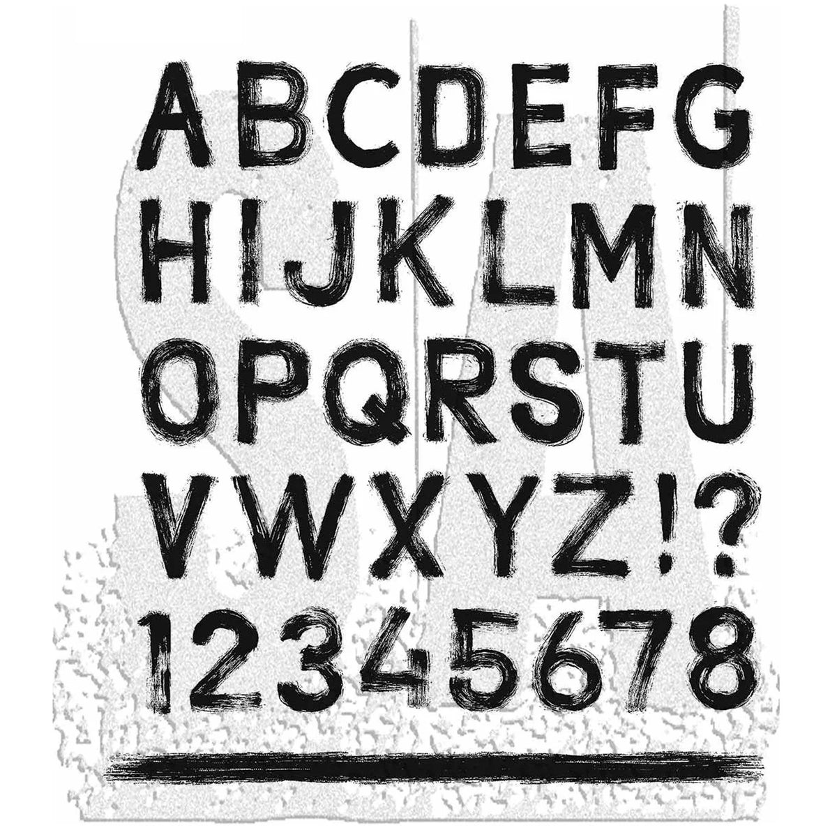 NEW! Tim Holtz Cling Rubber Stamp - Sign Painter - NOW SHIPPING!