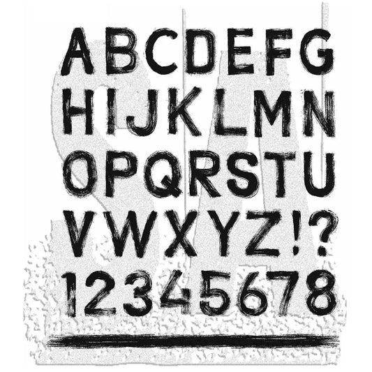 NEW! Tim Holtz Cling Rubber Stamp - Sign Painter - NOW SHIPPING!