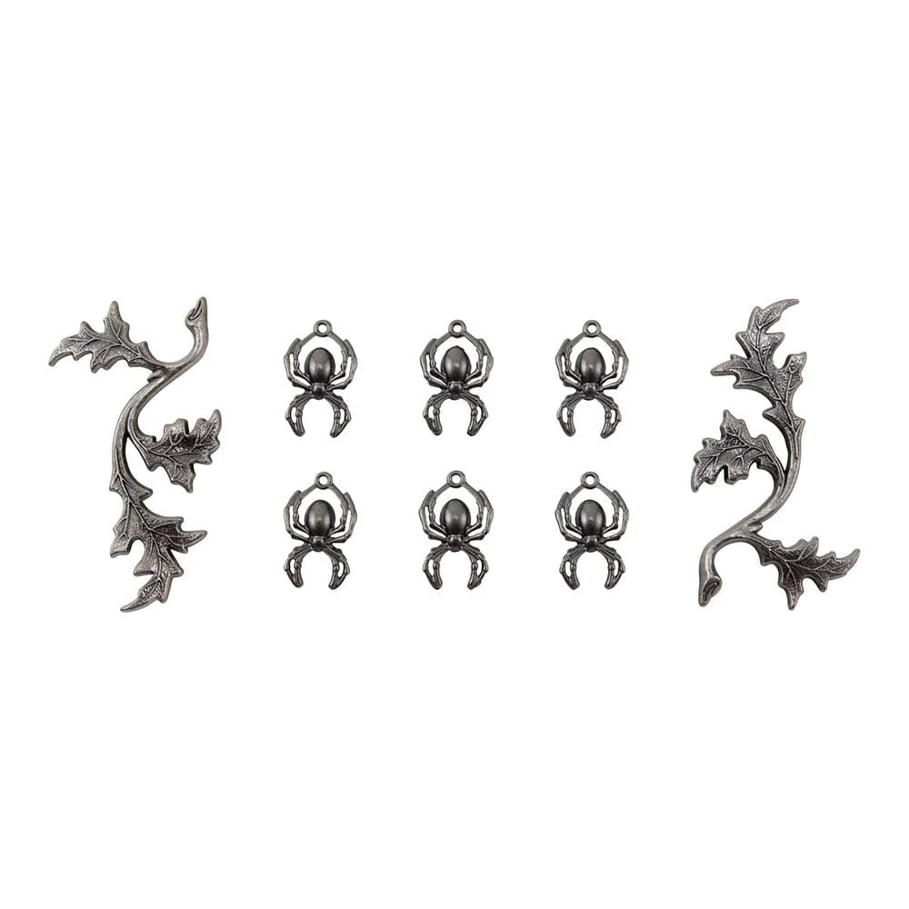 Tim Holtz Idea-ology Adornments Skulls + Branches Halloween
