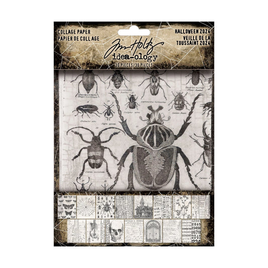 Tim Holtz Idea-ology Collage Paper - Halloween
