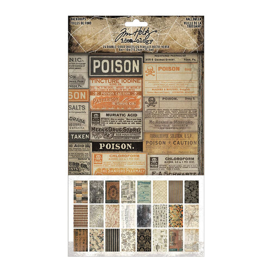 Tim Holtz Idea-ology Backdrops Halloween