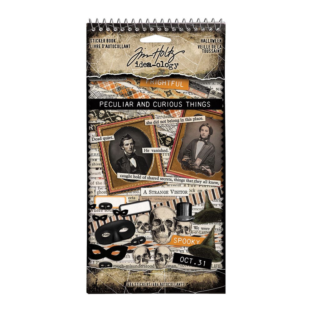 Tim Holtz Idea-ology Sticker Book Halloween