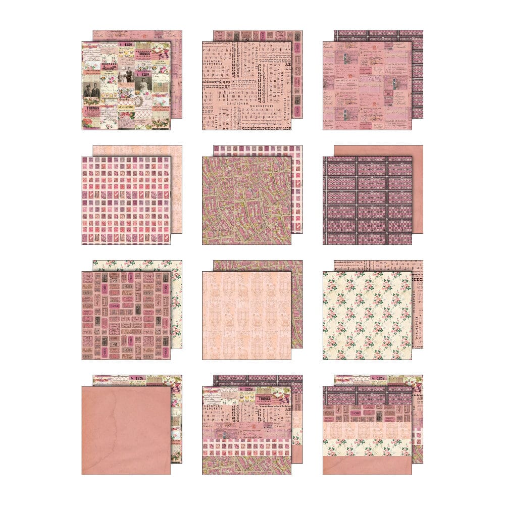 Tim Holtz® Idea-ology Palette Collection - Pink 12x12