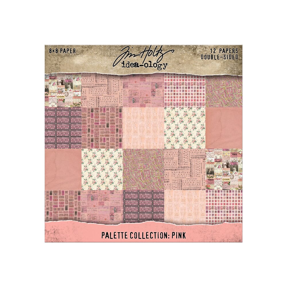 Tim Holtz® Idea-ology Palette Collection - Pink 8x8
