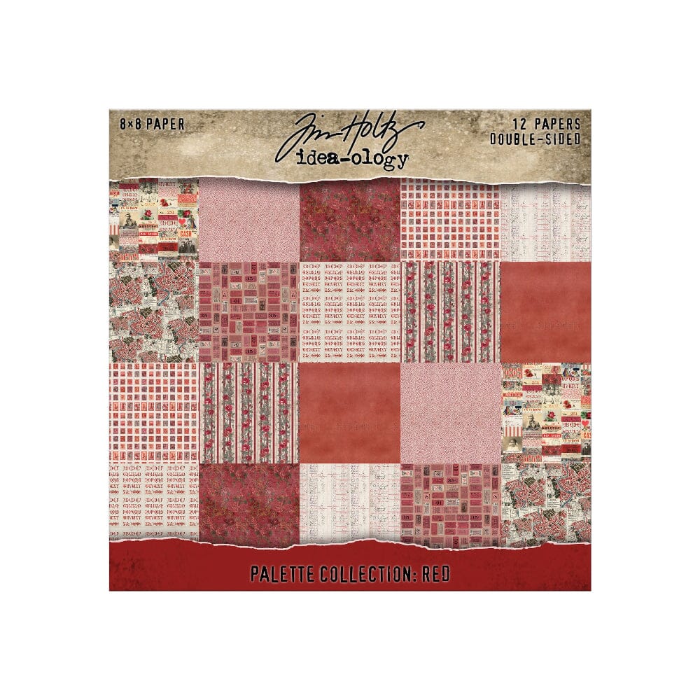 Tim Holtz® Idea-ology Palette Collection - Red 8x8