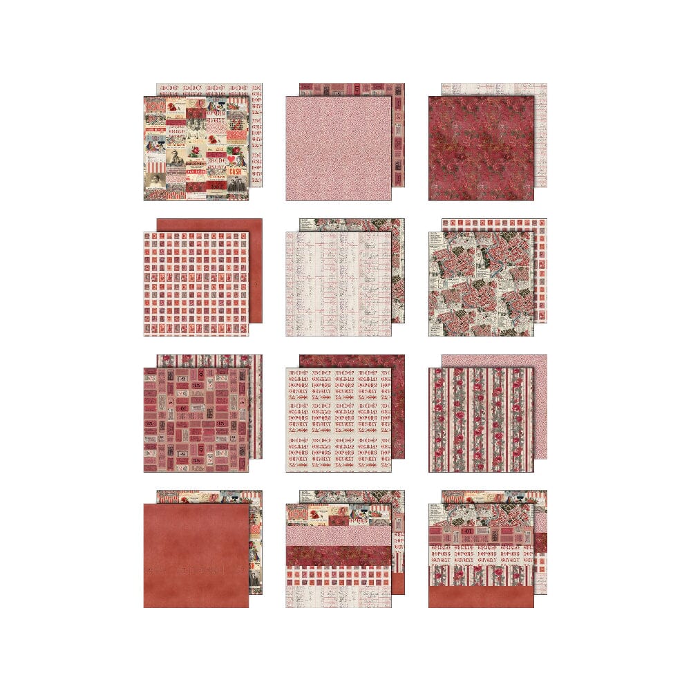 Tim Holtz® Idea-ology Palette Collection - Red 8x8