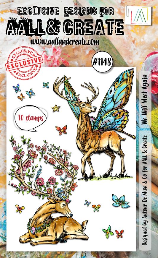 AALL & Create A6 Photopolymer Clear Stamp Set - We Will Meet Again