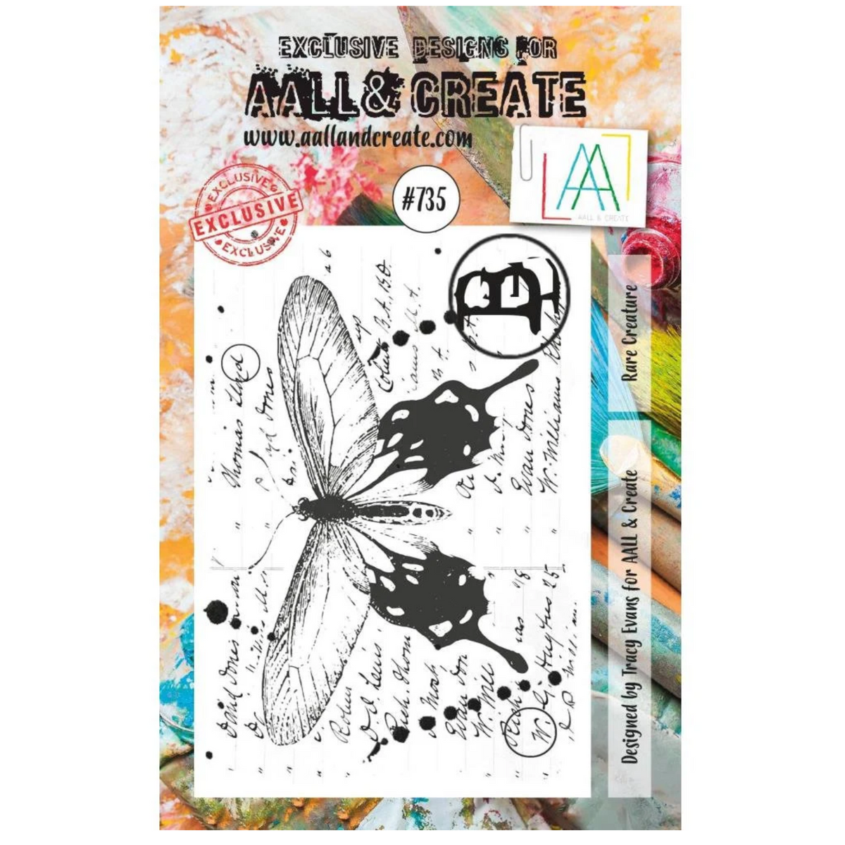 AALL And Create A7 Photopolymer Clear Stamp Set - Rare Creature