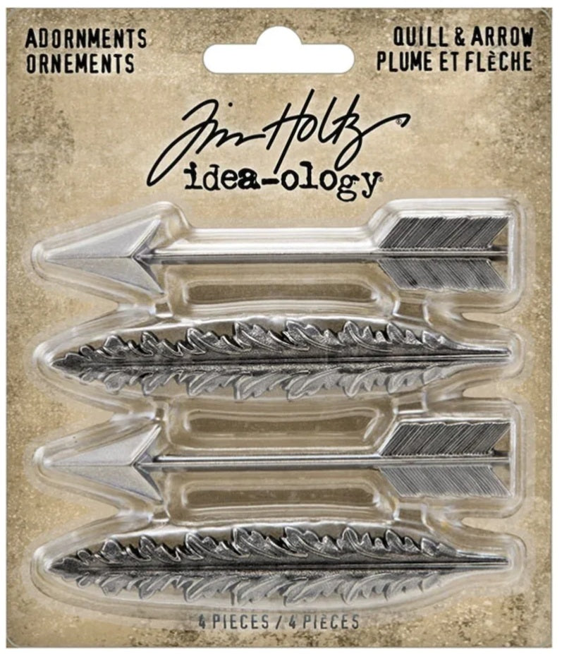 Tim Holtz Idea-Ology Adornments - Quills & Arrows
