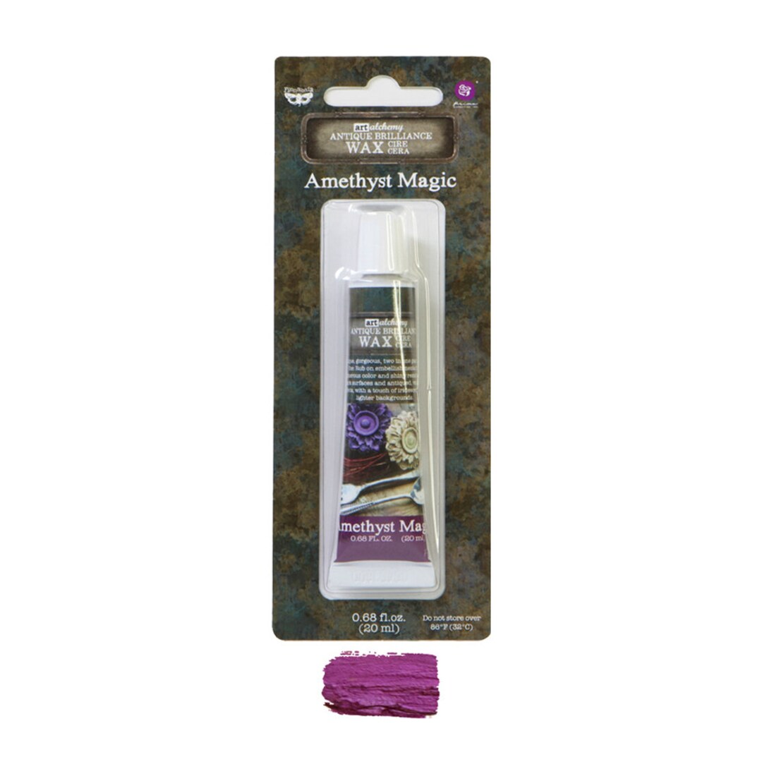 Finnabair Art Alchemy Antique Brilliance Wax - Amethyst Magic