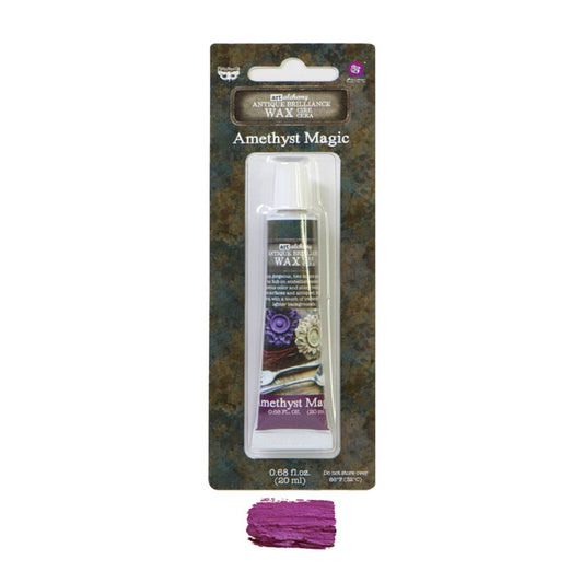 Finnabair Art Alchemy Antique Brilliance Wax - Amethyst Magic
