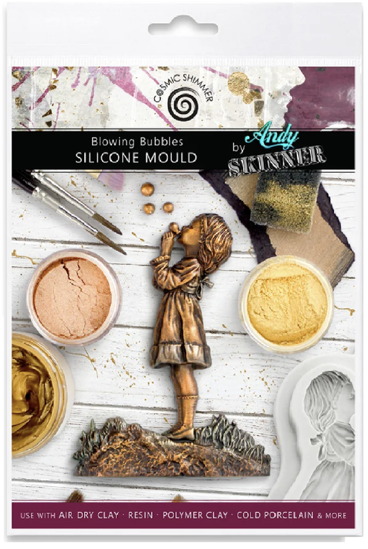 Cosmic Shimmer Silicone Mould By Andy Skinner - Blowing Bubbles