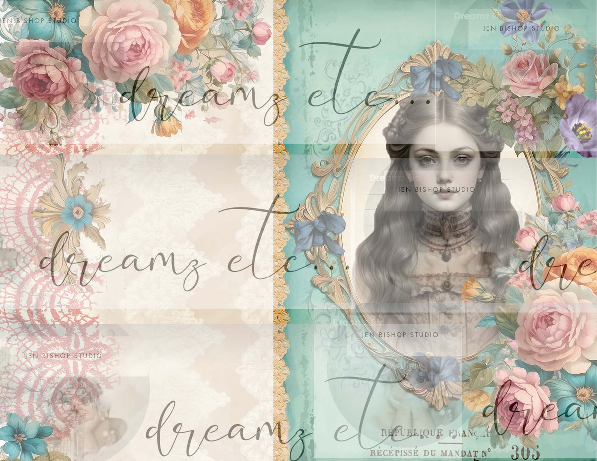 Antique Florals Digital Collection