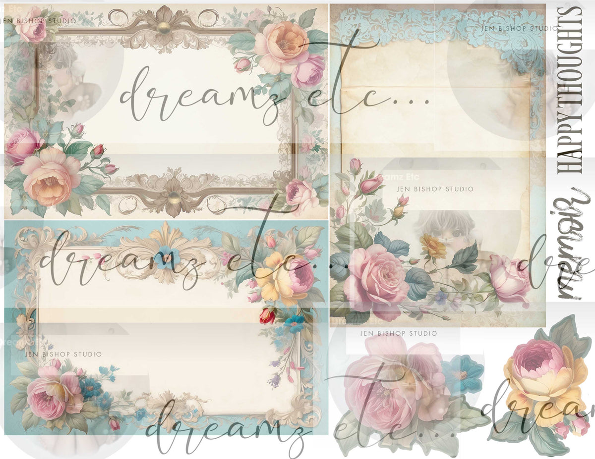 Antique Florals Digital Collection