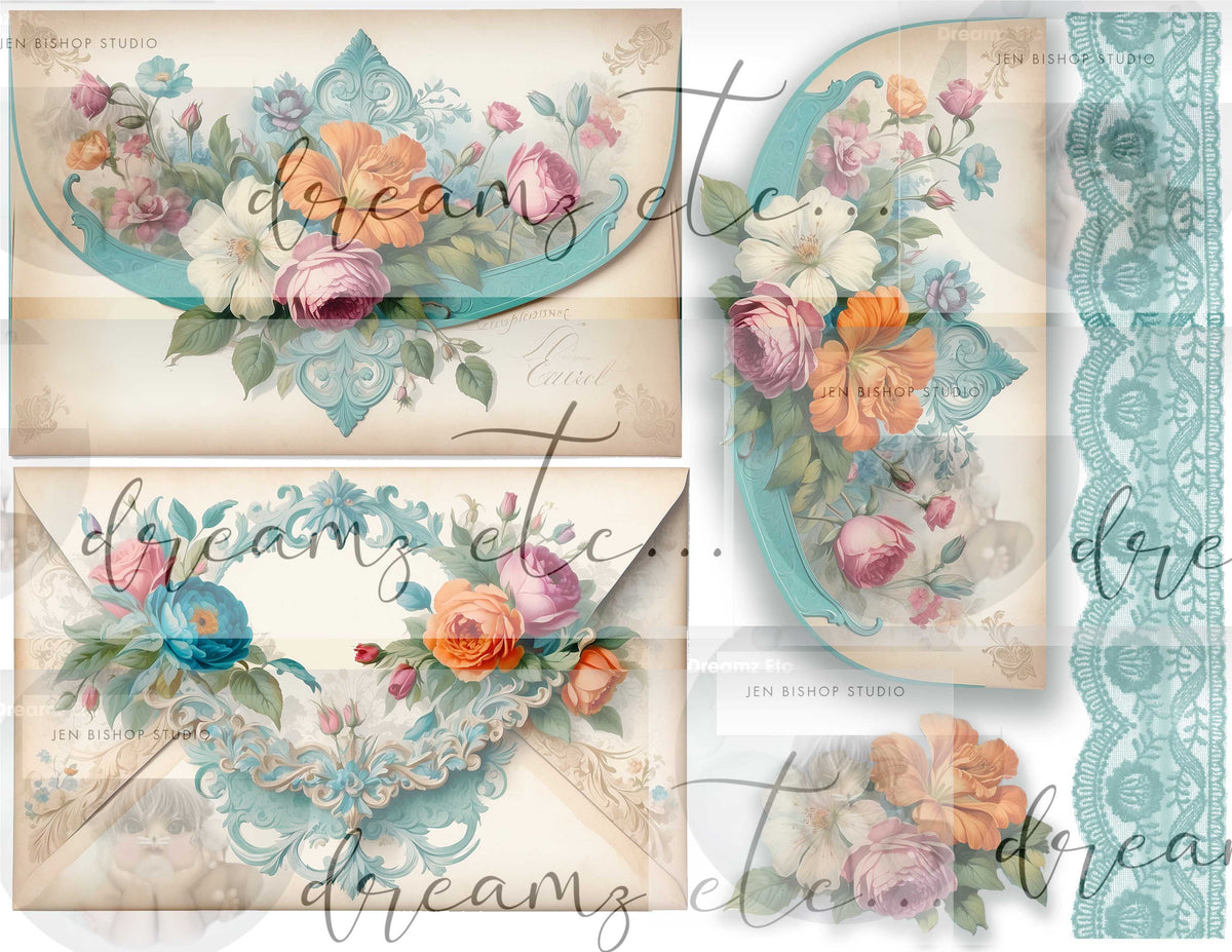 Antique Florals Digital Collection