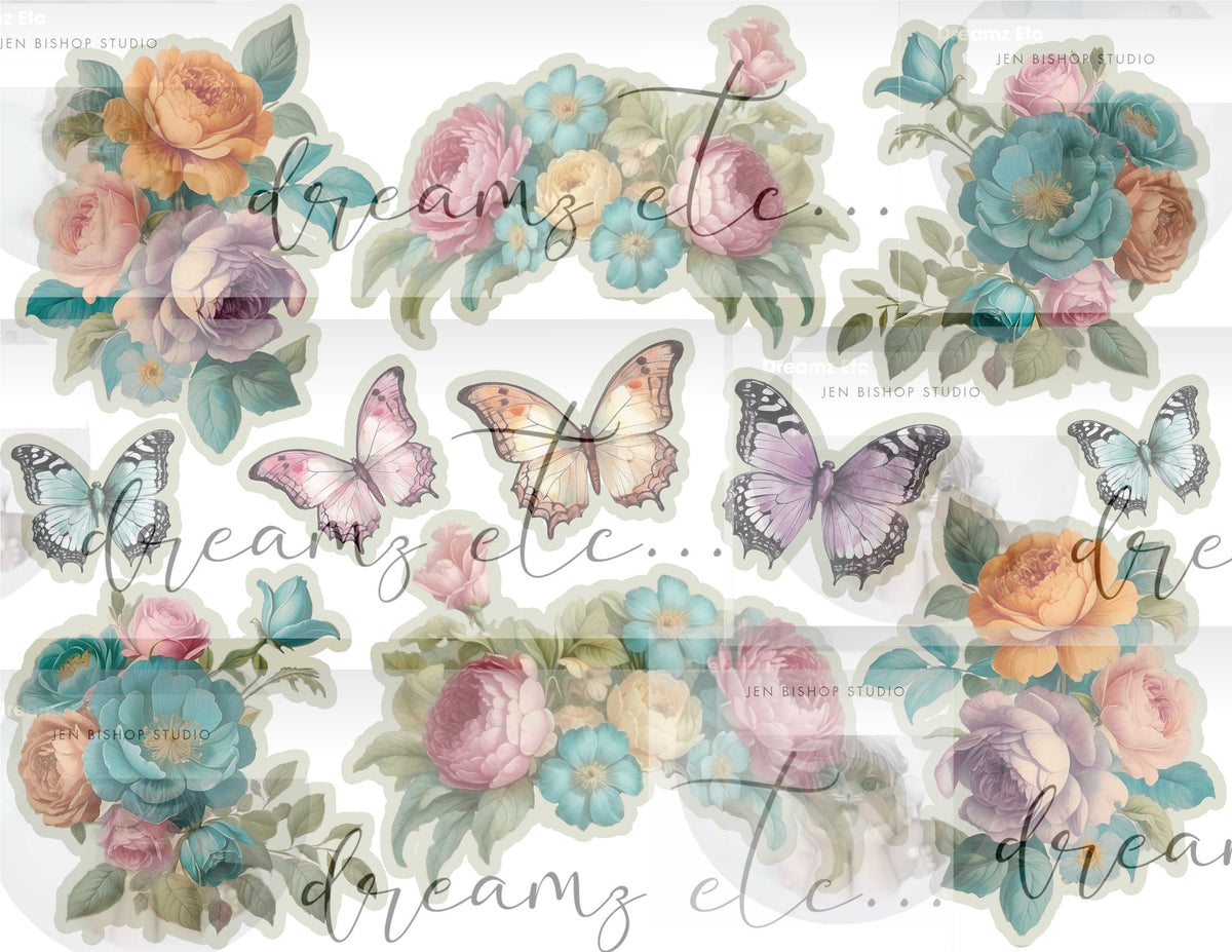 Antique Florals Digital Collection