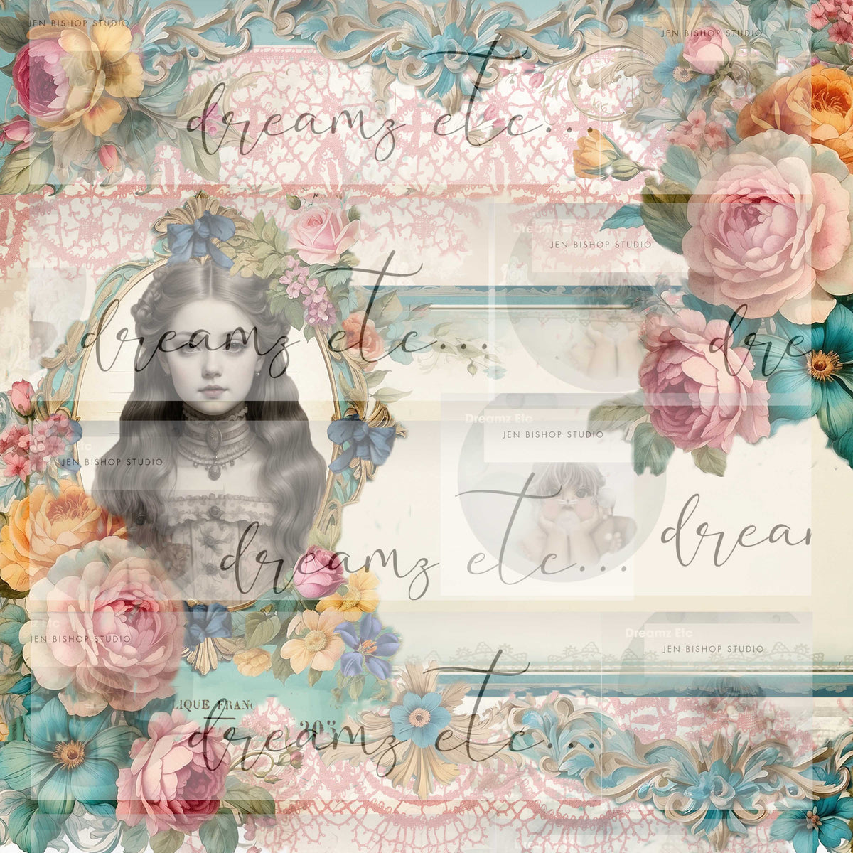 Antique Florals Digital Collection