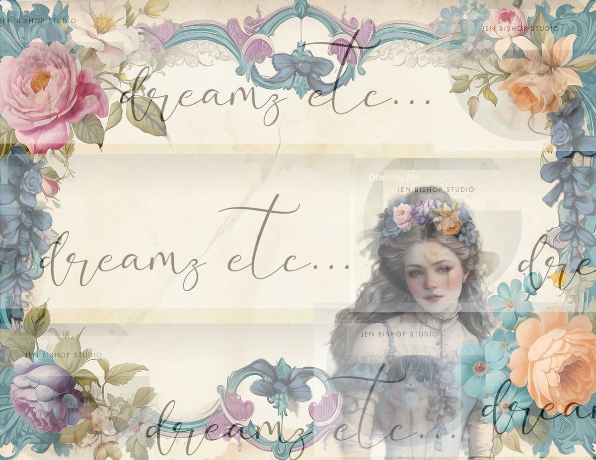 Antique Florals Digital Collection
