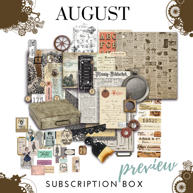 August Subscription Box and Digital Collection - $38.00 EACH WITH SUBSCRIPTION