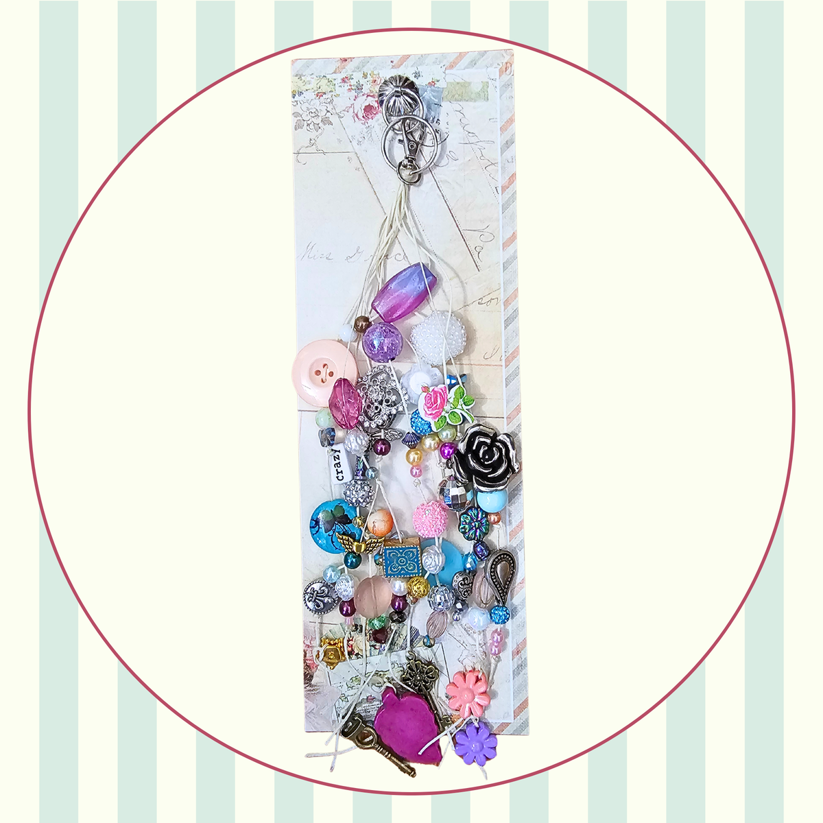 Vintage Bead Dangles - Large - Handmade