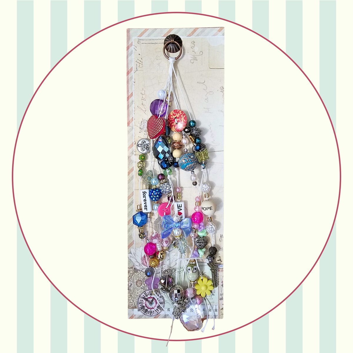 Vintage Bead Dangles - Large - Handmade