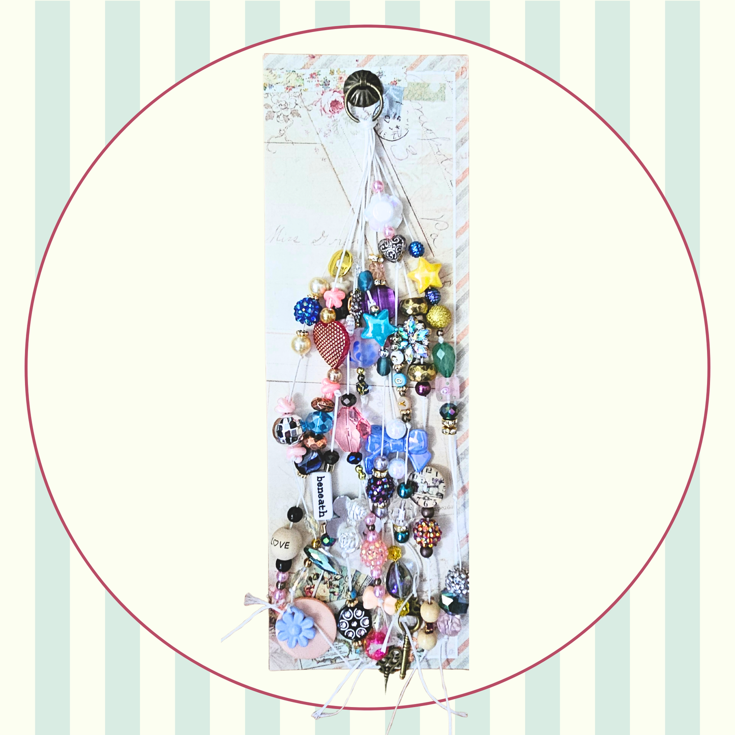 Vintage Bead Dangles - Large - Handmade