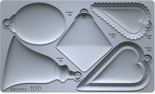 Bibelots 2 - 6x10 Mould - Iron Orchid Designs